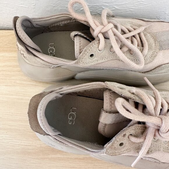 UGG | LA Cloud Low Trainer‎ Putty Tan Suede Sneakers Shoes Size 6 - Picture 6 of 8
